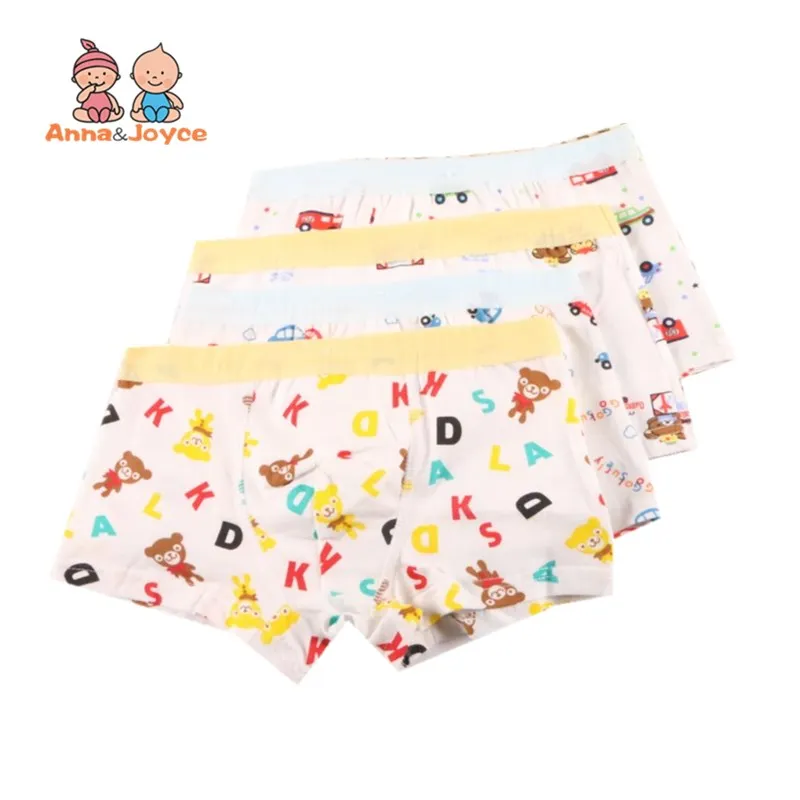 4pc/lot Boxer Boys Underwear Babys Shorts Panties Boys Boxer Children's