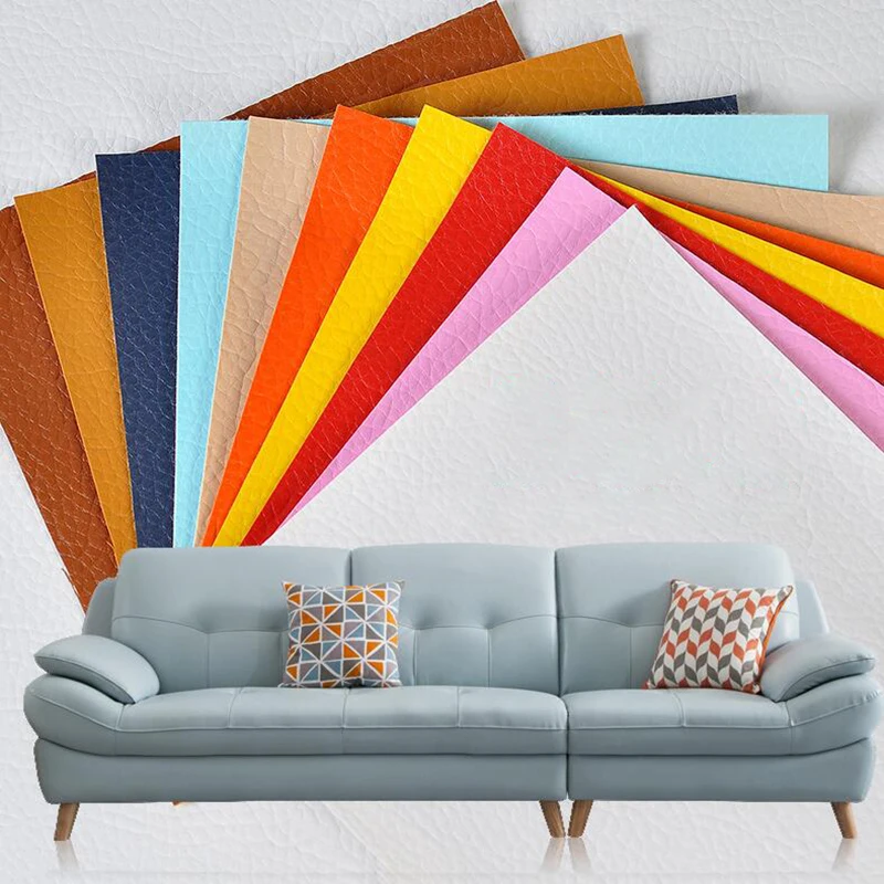 

Self Adhesive Stick-on No Ironing Sofa Repairing Leather PU Fabric Stickers Patches Scrapbook Fabric badges 16x16 cm 10 pcs/lot