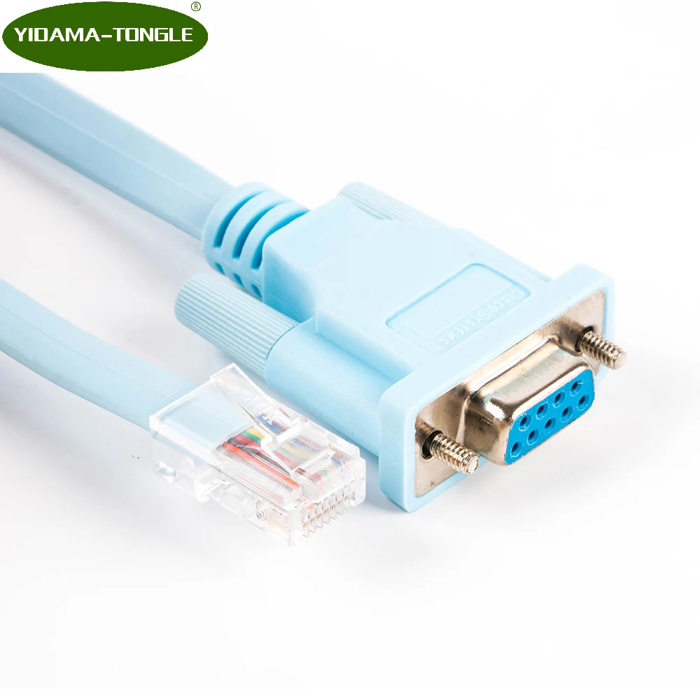 

FTDI USB Console Cable RJ45 Cat5 Ethernet to Rs232 DB9 COM Port Serial Female Rollover Routers Network Adapter Cable Blue 6Ft