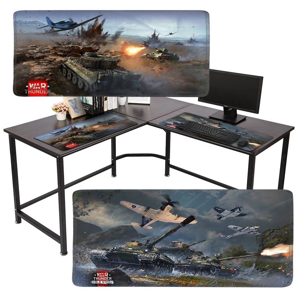 YIMAOC 30*60 см большой коврик для мыши геймер Коврик для мыши резиновый игровой Настольный коврик с блокировкой края War Thunder