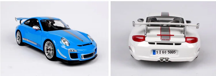 Bburago 1:18 Porsche 911 GT3 RS Сплав Ретро модель автомобиля классическая модель автомобиля украшение автомобиля коллекция подарок