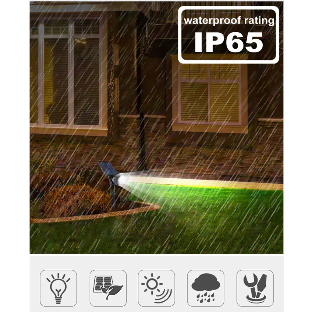 

Solar Gutter Lights LED Solar Pathway Lights Landscape Outdoor Patio Driveway Walkway Yard for Eaves Garden Landscape Pathway
