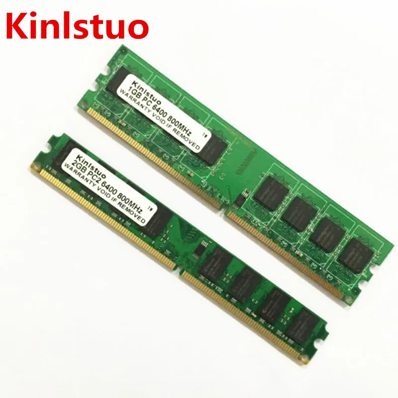 Kinlstuo абсолютно герметичный DDR2 800 МГц PC2-6400 2 ГБ для настольной оперативной памяти совместима со всеми материнскими платами ddr2