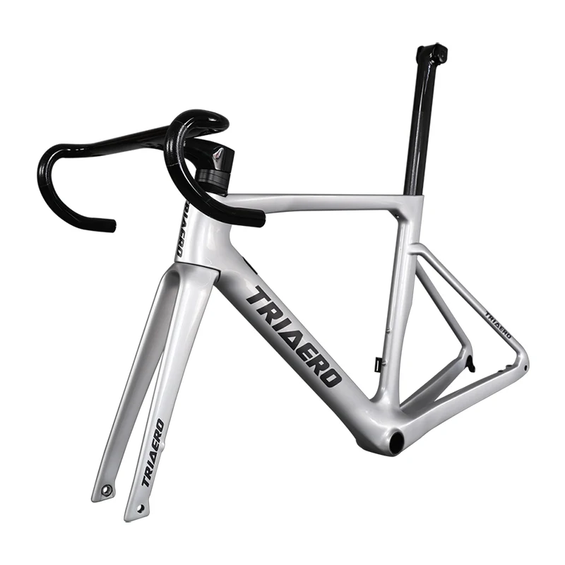 Best 2020 new model carbon road bicycle frame disc brake BB86 bike frame with aero handlebar 8 Best 2020 new model carbon road bicycle frame disc brake BB86 bike frame with aero handlebar 8