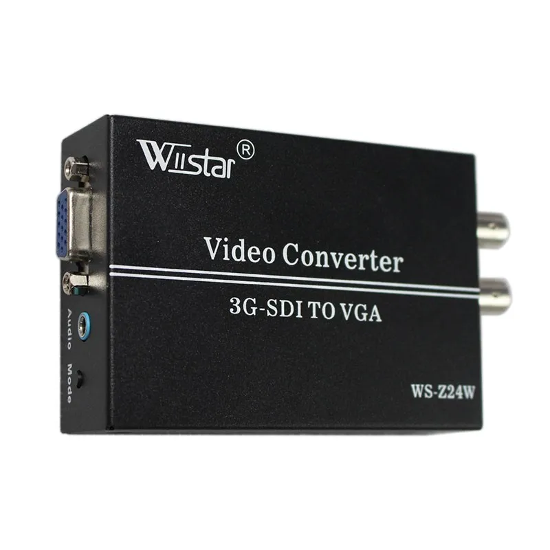 Wiistar PRO два SDI в VGA конвертер 3g SDI в VGA конвертер SCALER 1080P для CCTV PC Видео