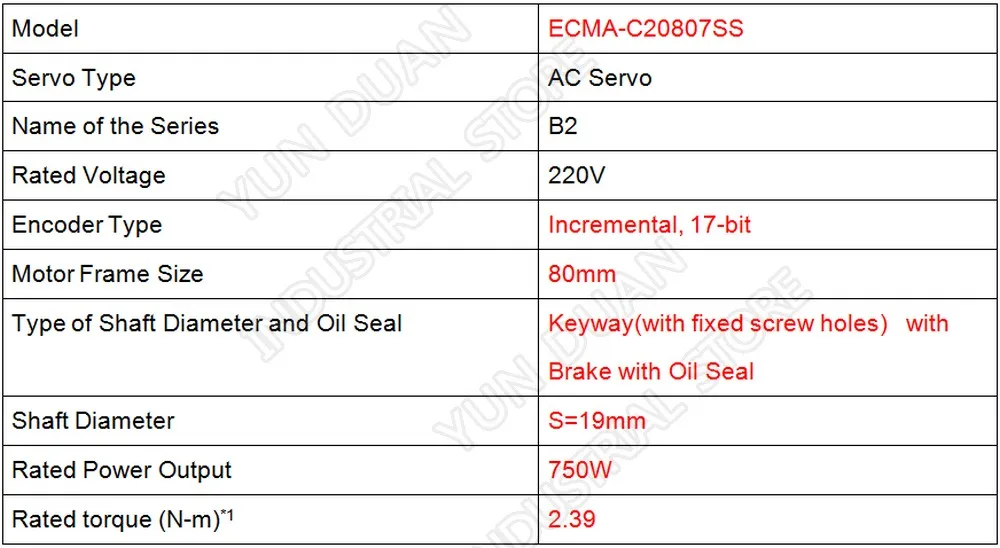 750 W NEMA32 Дельта AC привод с серводвигателем комплект с тормозом 0.75KW 2.39NM 3000 об/мин 80 мм ASD-B2-0721-B ECMA-C20807SS с 3 м кабель