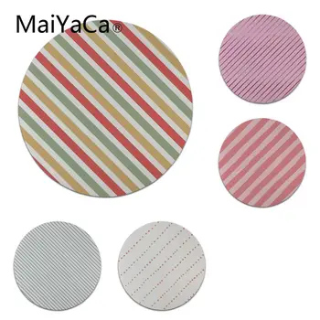 

MaiYaCa Slash Line Round Mouse pad PC Computer mat Size for 22X22cm Round Speed Mouse Pad