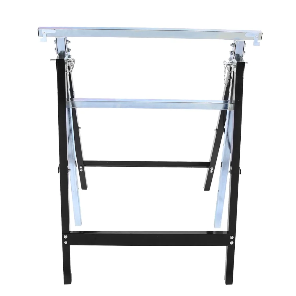 Max Loading 200Kg 2 xHeavy Telescopic Builders Trestle Extendable Folding Ladder Extension