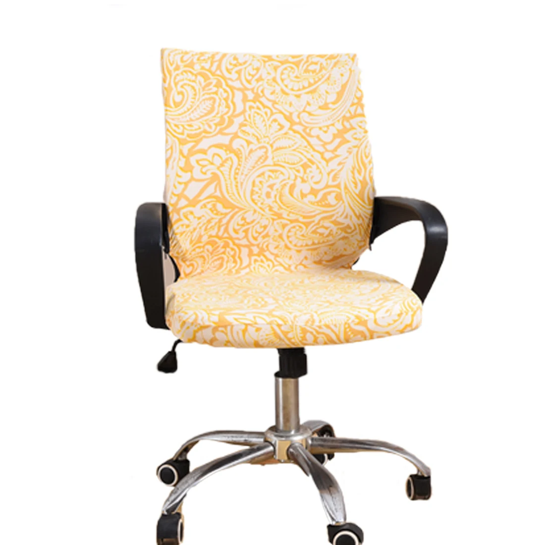 Хорошее качество вращающийся офисный чехол на компьютерное кресло спандекс чехлы для стульев лайкра стул стрейч чехол для покрытия для офисных стульев - Цвет: Pattern 2