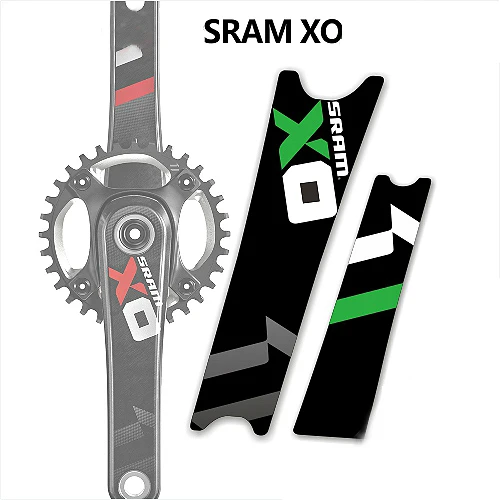 SRAM X0 Кривошип наклейки/наклейки горный велосипед/bycicle crankset защитный для MTB