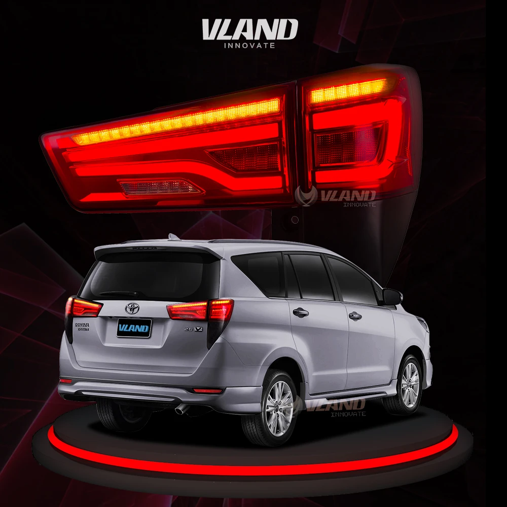 Задний фонарь Vland для автомобильного стайлинга Innova 2016 2017 светодиодный задний Plug