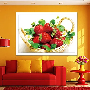 

DIY 5D Sale Diamond Embroidery, Diamond Mosaic, Fresh Strawberry, Special Shaped, Diamond Painting, Cross Stitch,3D, Decoration,