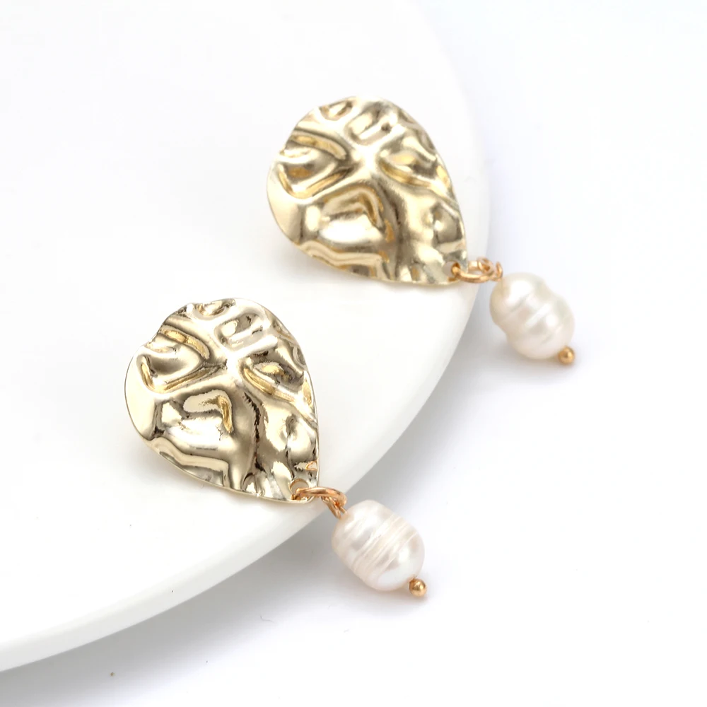 Pendientes Largos Estilo Art-Decó De Brillantes Con Circulos De