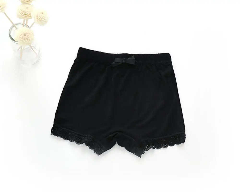 Summer Kids Girl Safety Pants Casual Baby Cotton Underwear Children Short Lace Leggings Girls Elastic Mid Waist Trousers 3-10T (11)
