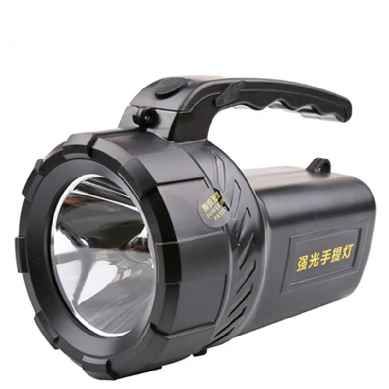 

2018 NEW High power portable spotlight LED lantern searchlight rechargeable waterproof hunting spotlight Built-in battery