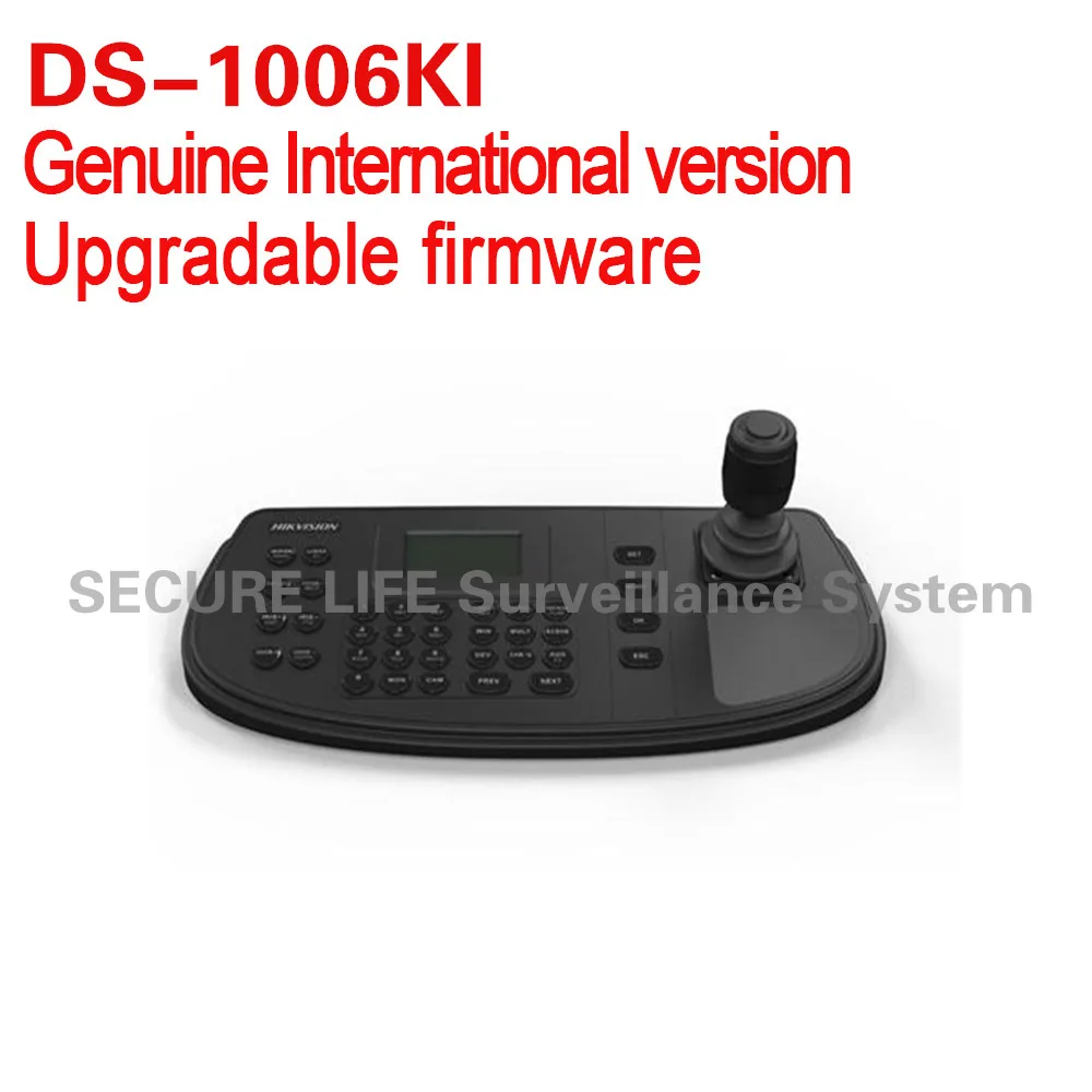 

Free shipping DS-1006KI PTZ English version USB keyboard 4-axis joystick LCD screen RS-232, RS-422, RS-485