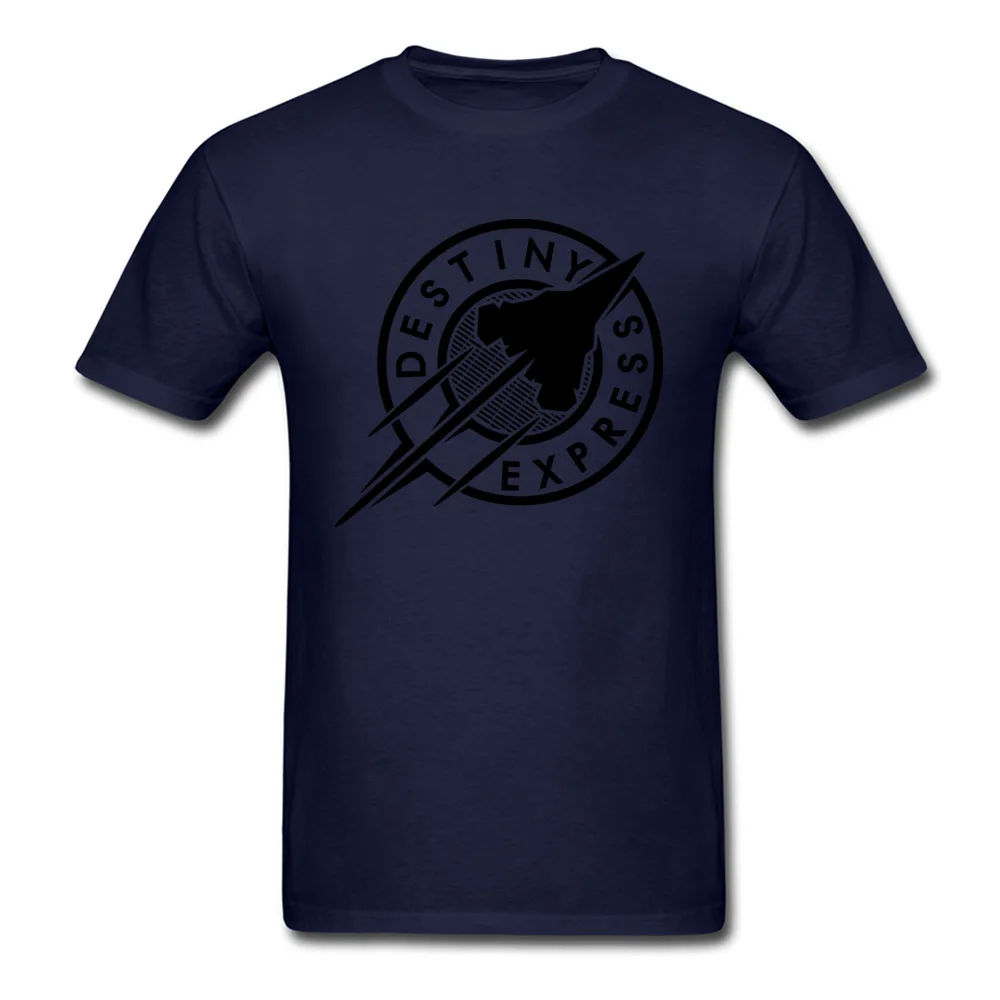 Printed T Shirt Wholesale O-Neck Destiny Express Pure Cotton Young Tops T Shirt Design Short Sleeve Tee Shirts Destiny Express navy