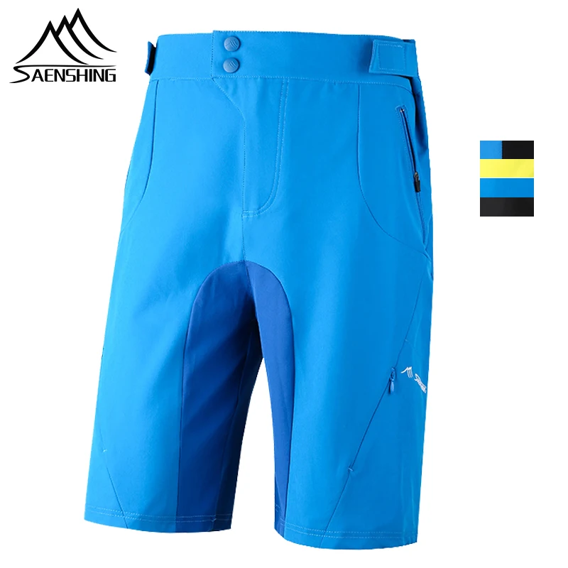 

SAENSHING Cycling Shorts Men Breathable Mountain Bike Short Pants Quick Dry MTB Downhill Bicycle Shorts For Man 4 Colors 5 Sizes