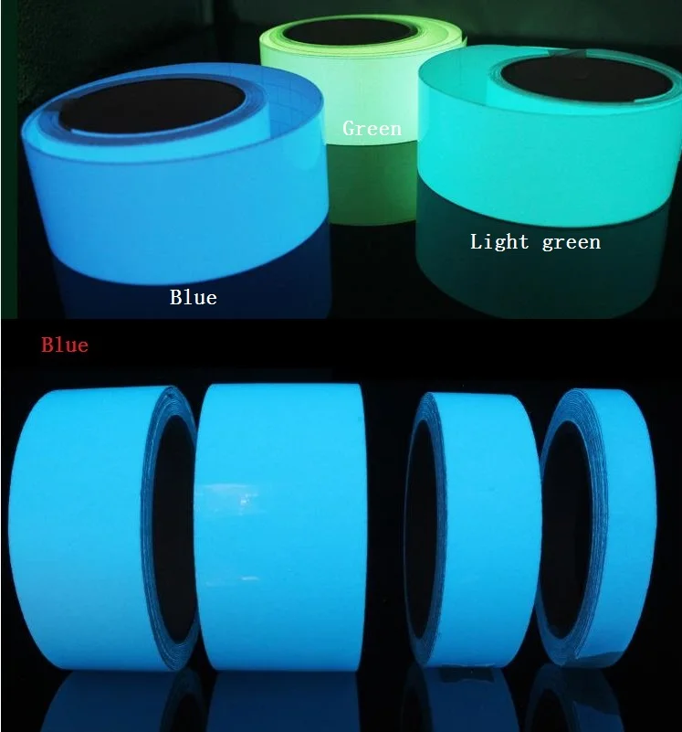 3cm*5M Safety Home Decoration Tapes Storage Light Luminescent Film