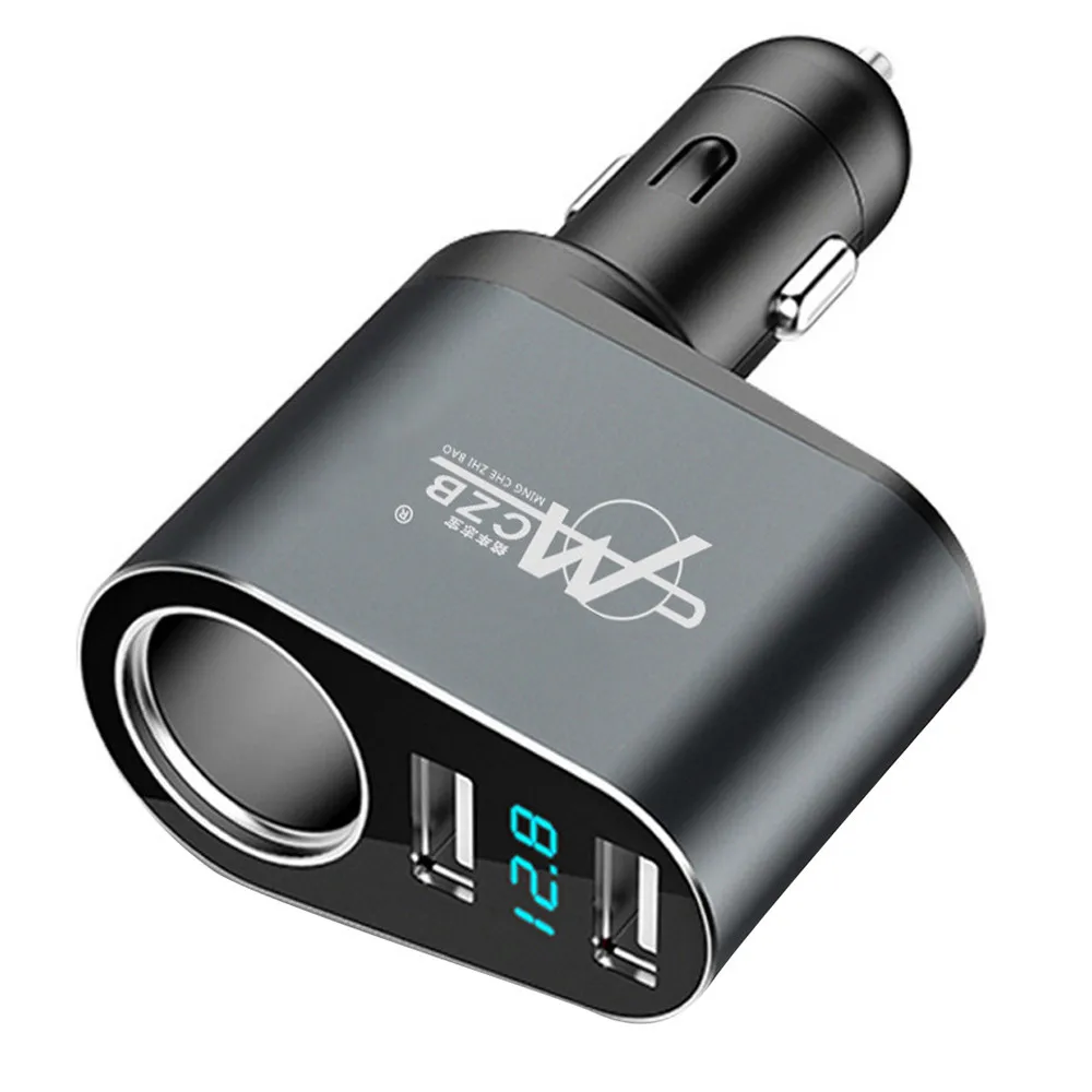 Auto Universal Dual USB Car Auto Quick Charger Adapter Cigarette Socket