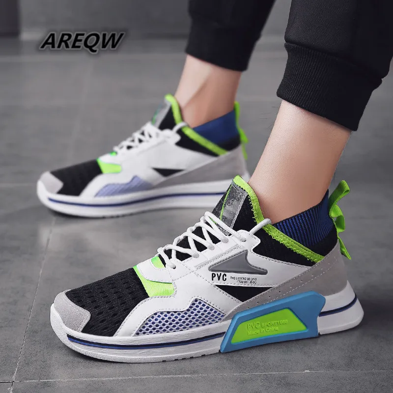

Men's Outdoor Mesh Light Breathable Sneakers 2019 Spring and Autumn New Color Matching Comfortable Lightweight Men's Shoes