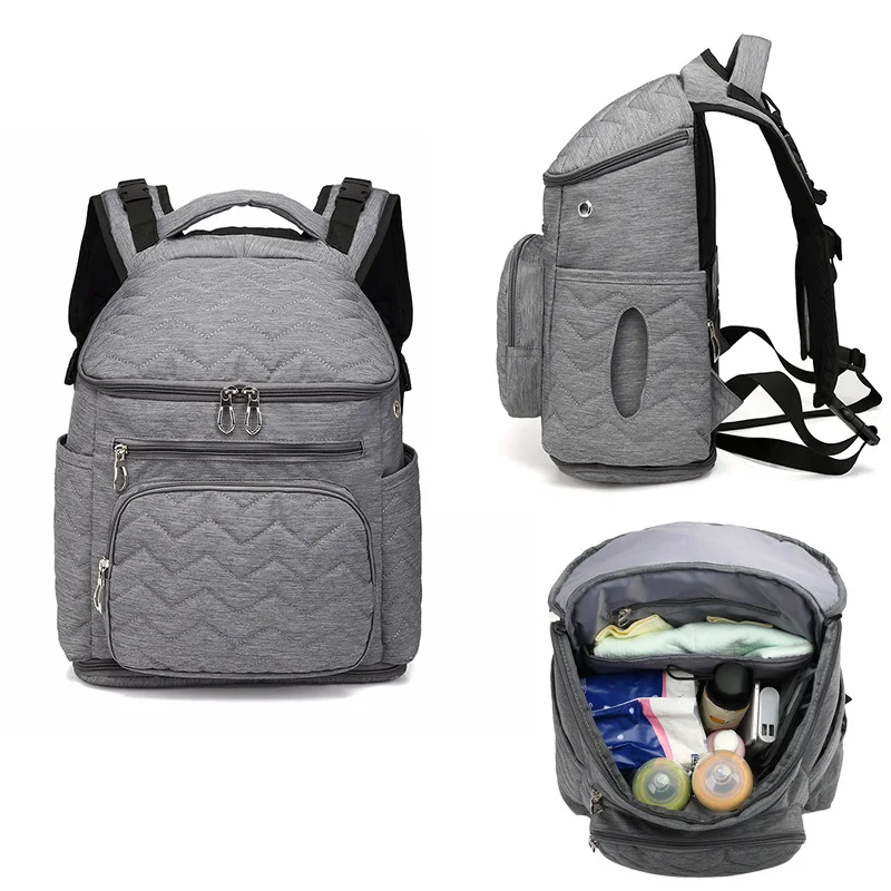 

2018 New Fashion Mommy Maternity Backpack Multifunctional Large Capacity Baby Diaper Bag Simple Stroller Travel Backpack for Mom