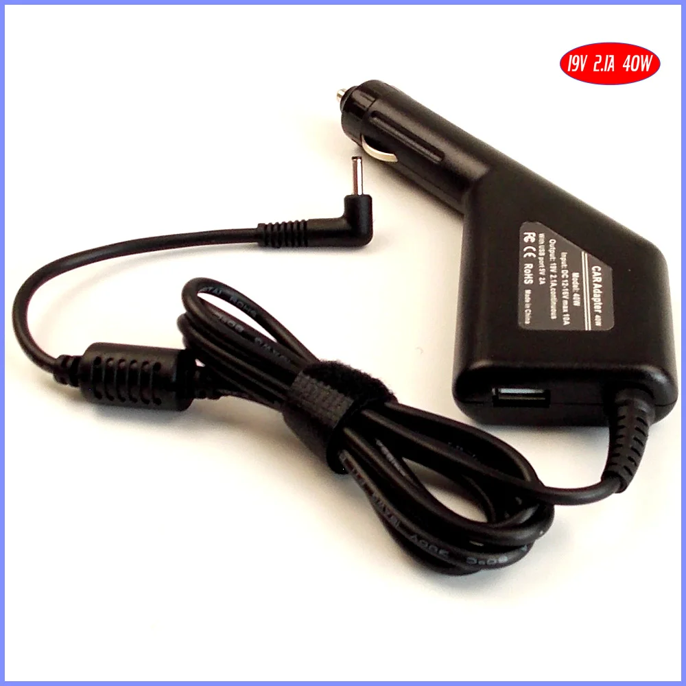 19V 2.1A автомобильный адаптер для ноутбука зарядное устройство + USB Samsung 900X3C NP900X3C A01US