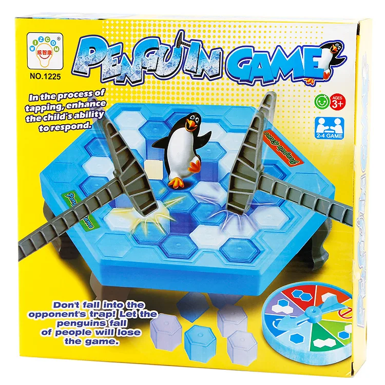 Interactive Ice Breaking Table Penguin Trap Children Funny Game Penguin