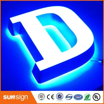 

custom sign boards type LED light up letters sign