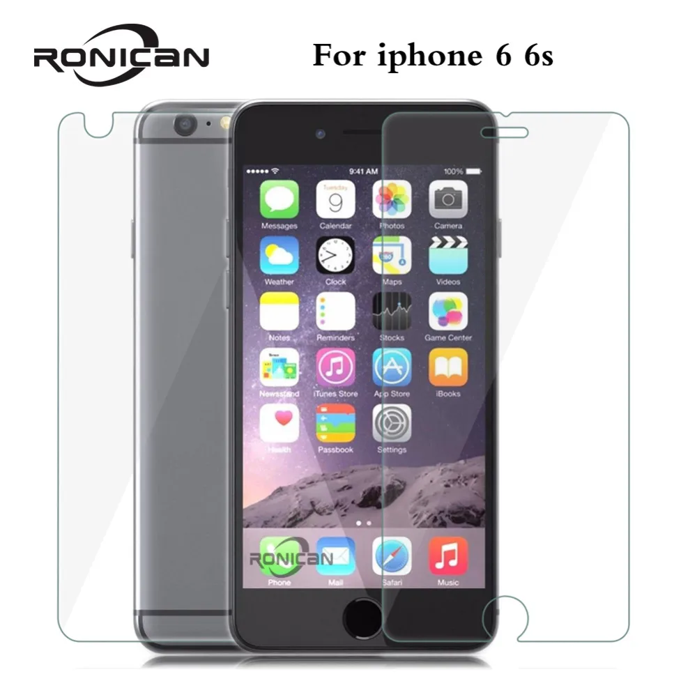 for iphone 6 6s front and back tempered glass