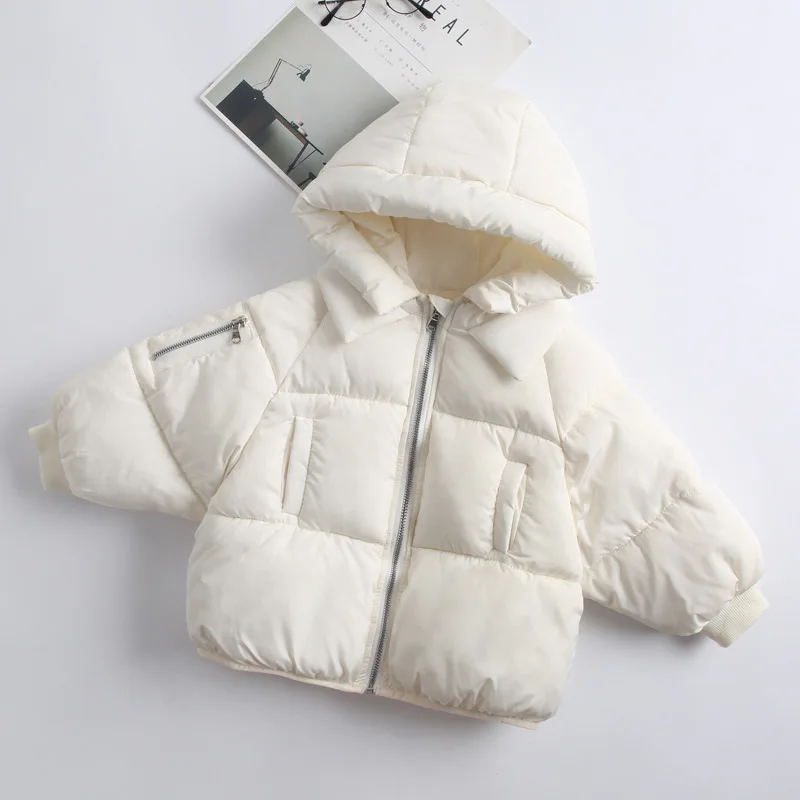 Children's Cotton Coat 2018 New Baby Girls Down Cotton Clothes Warm Hood Kids Cotton Coat Fashion Baby Winter Jackets TZ94