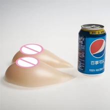 500 г/пара силиконовые поддельные грудь Трансвестит силиконовые накладки для груди реалистичные Асимметричные силиконовые искусственная грудь чашки