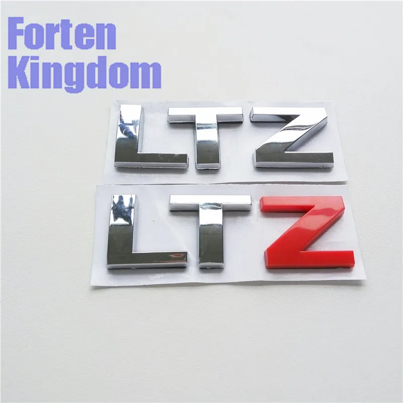 Forten Kingdom Авто слово LTZ 3D письмо эмблема ABS хром красный стикер авто значок наклейка для замены