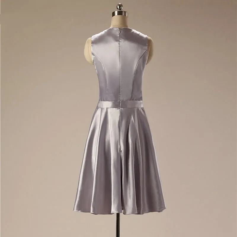 Новое поступление V образным вырезом Короткие коктейльные платья 2021 Vestido de festa curto