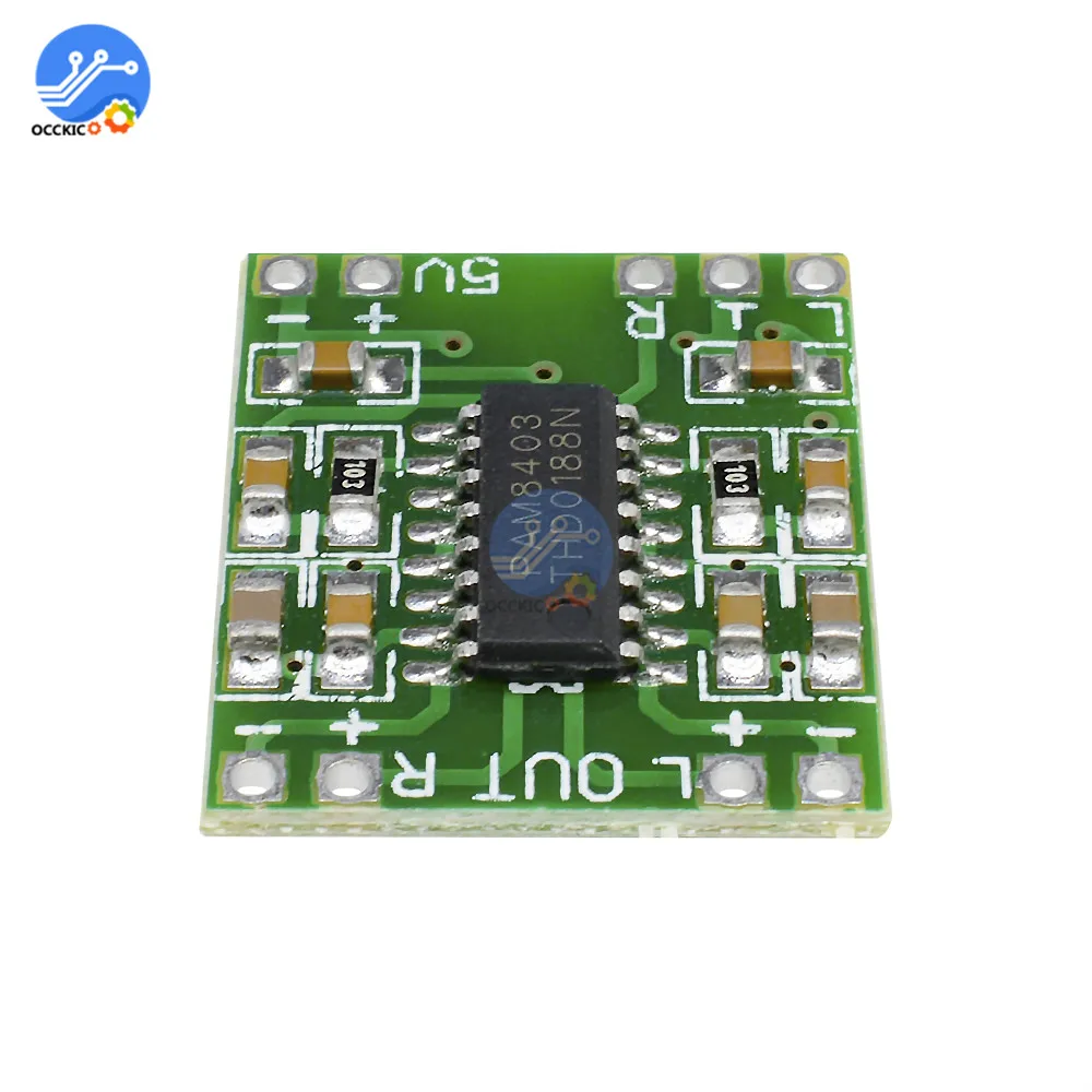 PAM8403デジタルアンプ基板2*3ワットクラスd 2.5に5v電源オーディオスピーカーサウンドアンプボード法amplificador|board  board|board digitalboard to board - AliExpress
