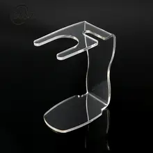 Акриловый держатель для мужских щеток для бритья, подставка для бритвы, прозрачная бритвенная щетка, органайзер, инструмент, подарок для отца
