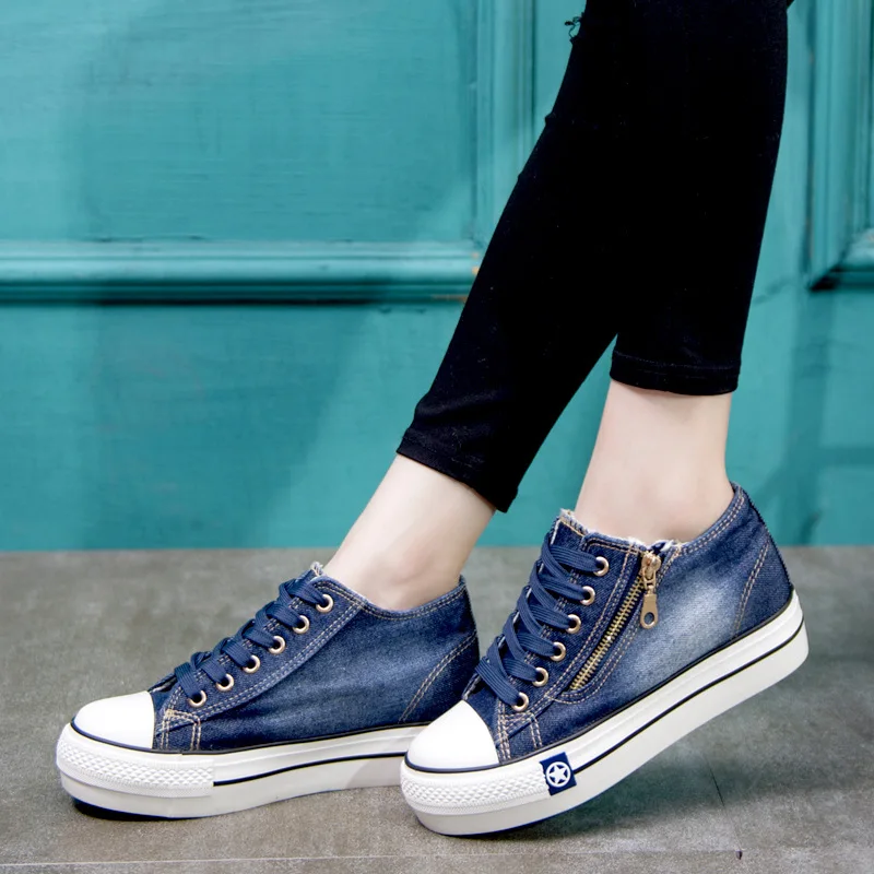 denim casual shoes