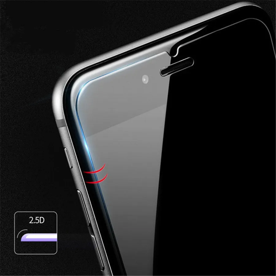 9H 2.5D Закаленное стекло для iPhone X покрытие 7 8 Plus закаленное Защита экрана Защитная
