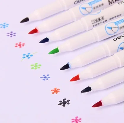 12 Colors/set Whiteboard Marker Non Toxic Dry Erase Mark Sign Fine Nib Set  - Whiteboard Marker - AliExpress