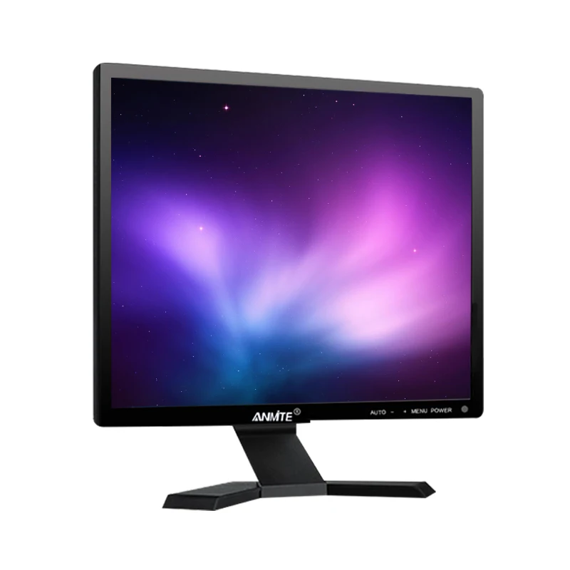 Anmite 19 дюймовый ЖК дисплей со светодиодной технологией монитора ПК BNC HDMI