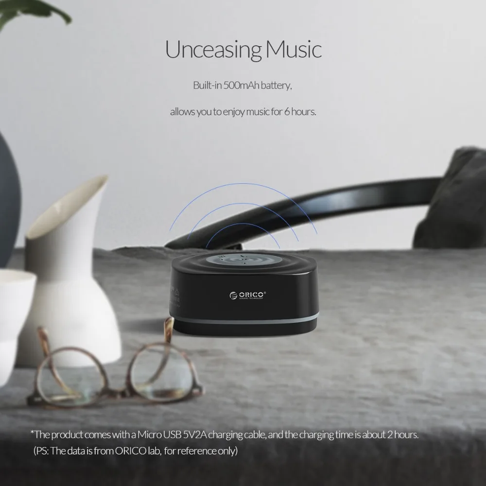 ORICO Мини Портативный Bluetooth беспроводной динамик Hifi стерео Бас водонепроницаемый