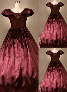 

Simple but Elegant Red Gothic Victorian Dress