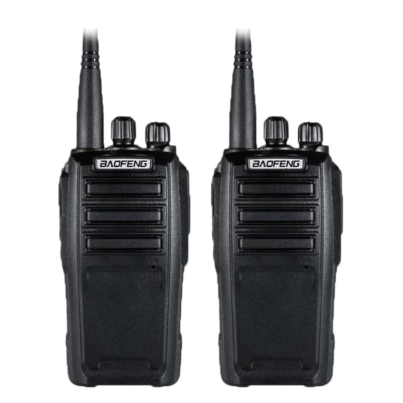 2 шт Baofeng UV-6 портативная рация 8 Вт 2000 мАч 128 CH UHF VHF Двухдиапазонная двухсторонняя радио Woki Toki 10 км полицейское оборудование радио Amador - Цвет: 2 pieces