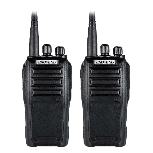 2pcs Baofeng UV-6 Walkie Talkie 8w 2000mAh 128 CH UHF VHF Dual Band Two Way Radio Woki Toki 10 KM Police Equipment Radio Amador 2 pieces
