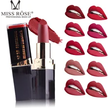 Miss Rose 42 Colors Lipsticks Matte Lipstick Red Lip Lipstick for Lips Makeup Baton Matte Red Lips Tube Matte Cosmetics 1-12# цена Miss Rose 42 Colors Lipsticks Matte Lipstick Red Lip Lipstick for Lips Makeup Baton Matte Red Lips Tube Matte Cosmetics 1-12# цены онлайн
