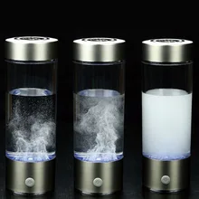 400 мл водородный водонагреватель щелочной воды, перезаряжаемая портативная бутылка с ионизатором воды USB линия