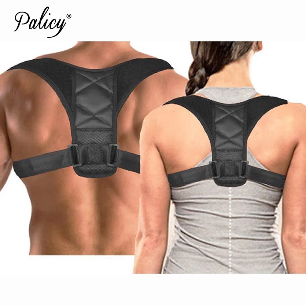 

Unisex Round Shoulder Protector Posture Corrector for Men Under Clothes Adjustable Back Support Belt Body Shapers Adult Children