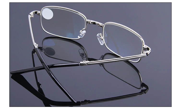 Противостоит синий светильник, складные очки для чтения, мужские портативные очки для пожилых, очки для чтения, анти-синяя Пресбиопия, увеличительные линзы, чехол