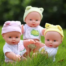 30cm Newborn Reborn Doll Baby Simulation Soft Vinyl Dolls Children Kindergarten Lifelike Toys Baby Friend for Girl Birthday Gift