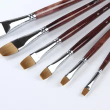 Высококачественные кисти для рисования с щетиной березовой ручкой, экономичная кисть для рисования китайская кисть